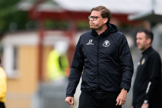 Trelleborgs tränare Joakim Felldin