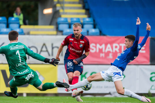 Östers Chriss-Albin Mörfelt och Trelleborgs Andreas