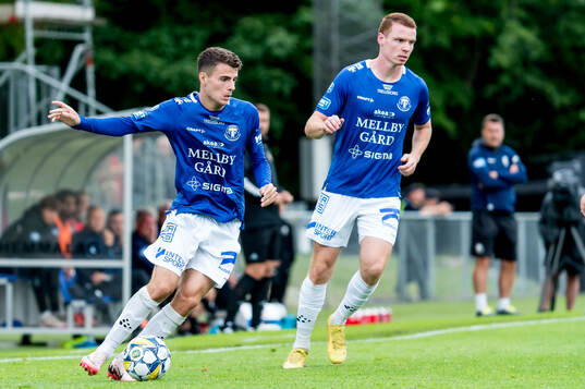 Trelleborgs Eren Alievski och Zander Hyltoft