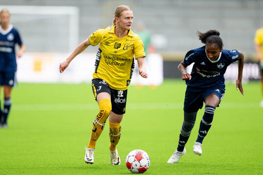 Elfsborgs Hanna Jiozon och Älvsjös Isabella