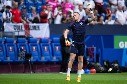 Goalkeeper Jordan Pickford of England