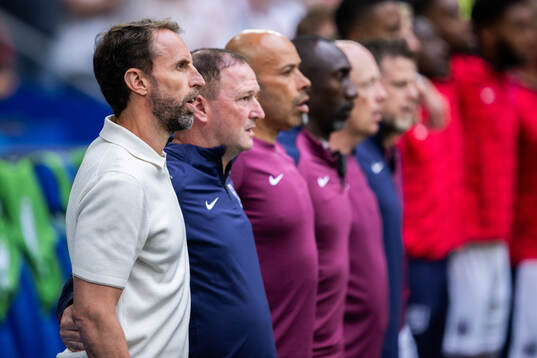 Head coach Gareth Southgate of England