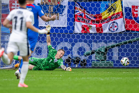 Goalkeeper Jordan Pickford of England