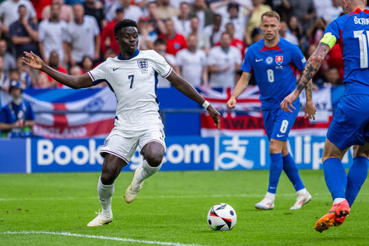 Bukayo Saka of England