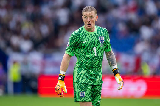 Goalkeeper Jordan Pickford of England