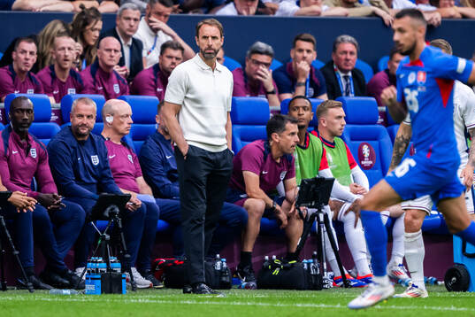 Head coach Gareth Southgate of England