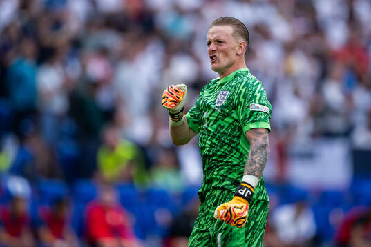 Goalkeeper Jordan Pickford of England