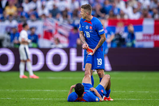 David Strelec and Juraj Kucka of Slovakia