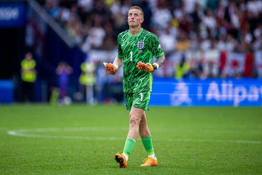 Goalkeeper Jordan Pickford of England