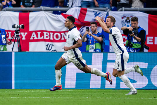 Jude Bellingham of England celebrates