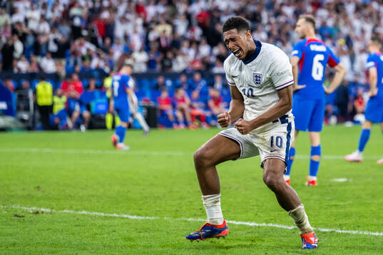 Jude Bellingham of England celebrates