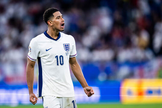 Jude Bellingham of England celebrates