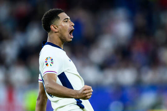Jude Bellingham of England celebrates