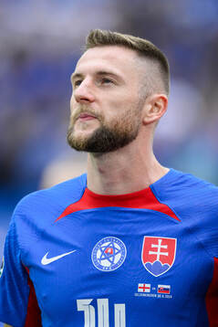 Milan Skriniar of Slovakia