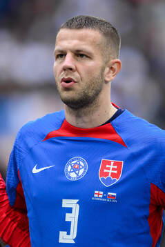 Denis Vavro of Slovakia