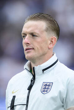 goalkeeper Jordan Pickford of England