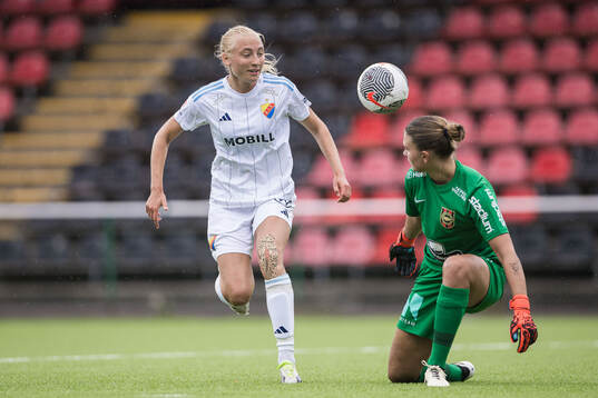 Djurgårdens Stinalisa Johansson och Brommapojkarnas