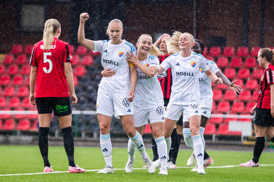Djurgårdens Matilda Plan jublar