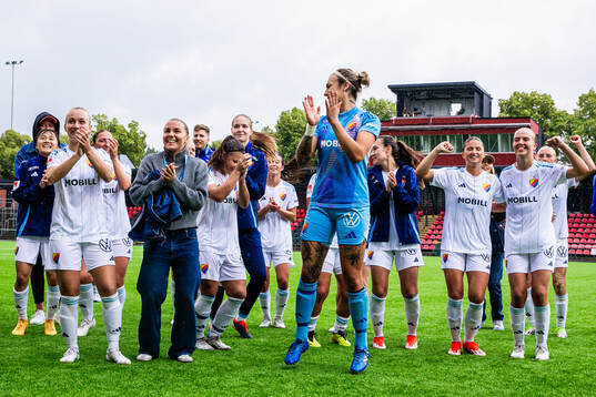 Djurgårdens spelare jublar
