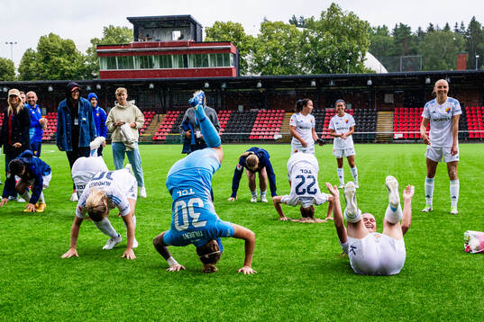 Djurgårdens spelare jublar