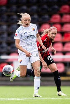 Djurgårdens Stinalisa Johansson och Brommapojkarnas Elsa