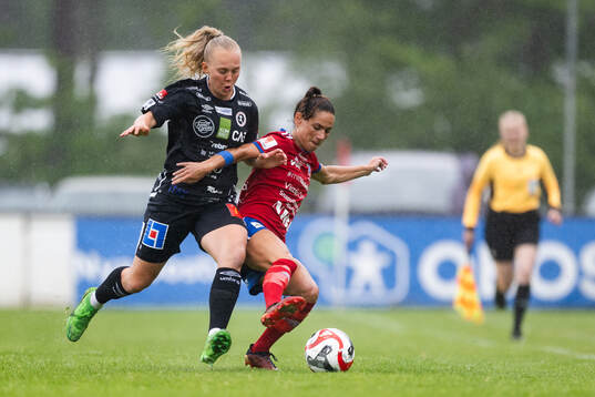 KIF Örebros Molly Johansson och Vittsjös Elisabet Klinga