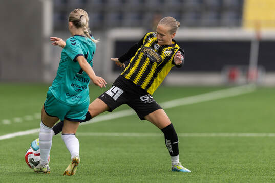 Kristianstads Tilda Persson och Häckens Filippa Curmark