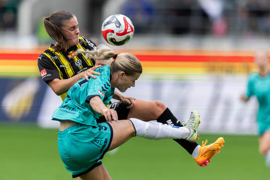 Häckens Hanna Wijk och Kristianstads Tilda Persson