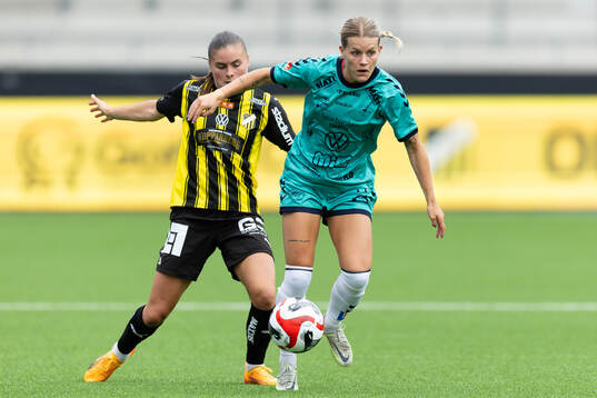 Häckens Hanna Wijk och Kristianstads Tilda Persson
