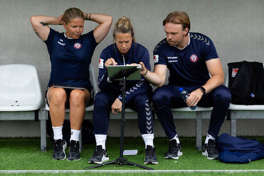 Kristianstads assisterande tränare Sandra Wuopio, tränare
