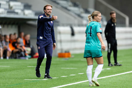Kristianstads tränare Daniel Angergård