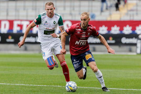 Skövde AIKs Stefan Ljubicic och Örgrytes Amel Mujanic