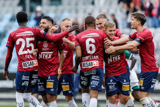 Örgrytes spelare jublar