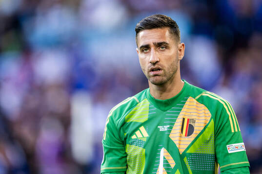 Goalkeeper Koen Casteels of Belgium