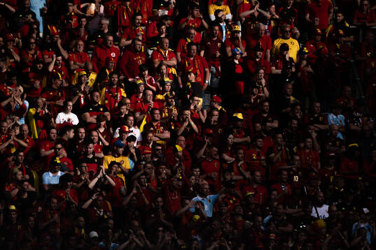 Supporters of Belgium