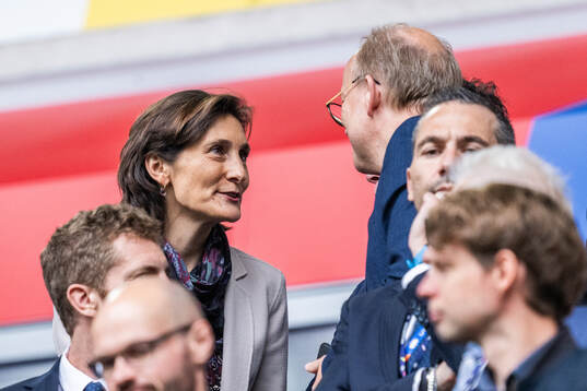 Amélie Oudéa-Castéra, French Minister of Sports, the