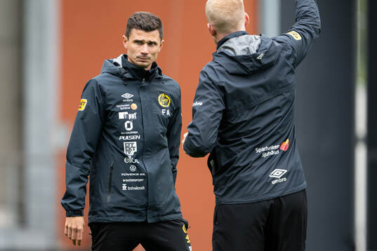 Assisterande tränare Fredrik Ahlstrand
