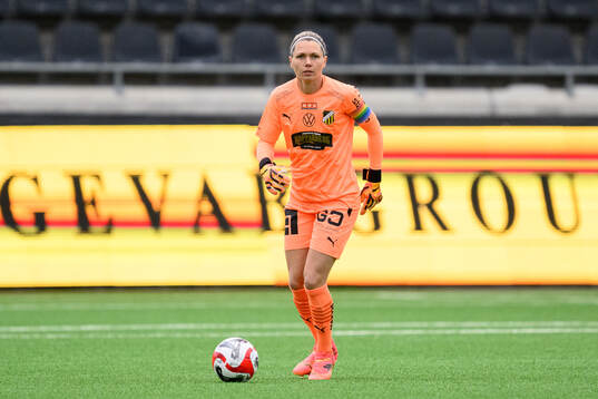 Häckens målvakt Jennifer Falk