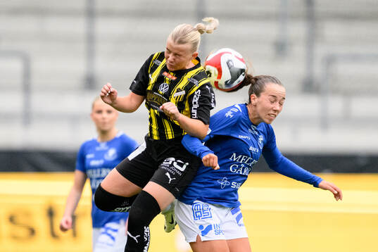 Häckens Matilda Nildén och Trelleborgs Athinna Persson
