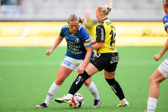 Trelleborgs Elina Lenir och Häckens Matilda Nildén