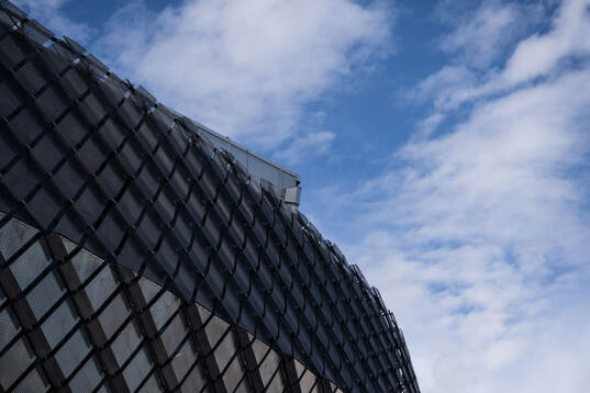 Exteriör vy av Tele2 Arena