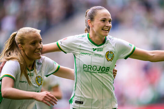Hammarbys Vilde Hasund jublar