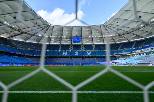 Interior view of Volksparkstadion