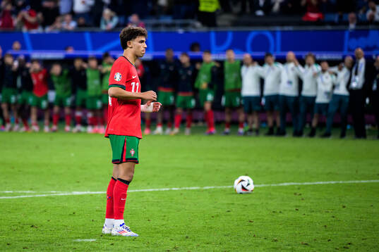 Joao Felix of Portugal looks dejected