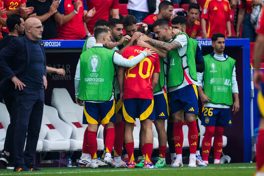 Pedri of Spain in pain