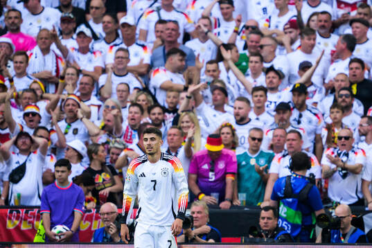Kai Havertz of Germany looks dejected