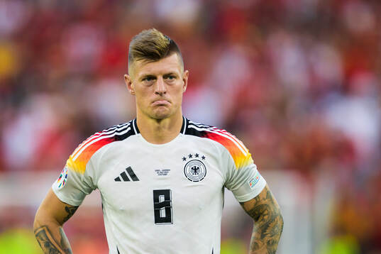 Toni Kroos of Germany looks dejected