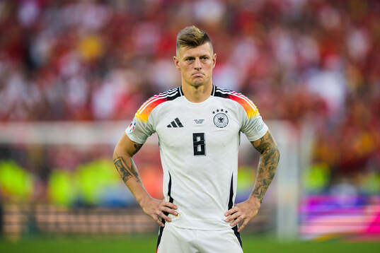 Toni Kroos of Germany looks dejected