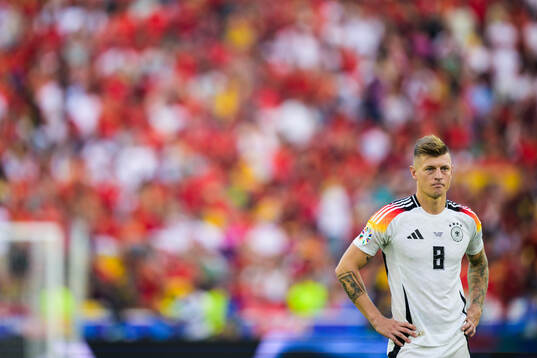 Toni Kroos of Germany looks dejected