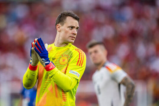 Goalkeeper Manuel Neuer of Germany looks dejected